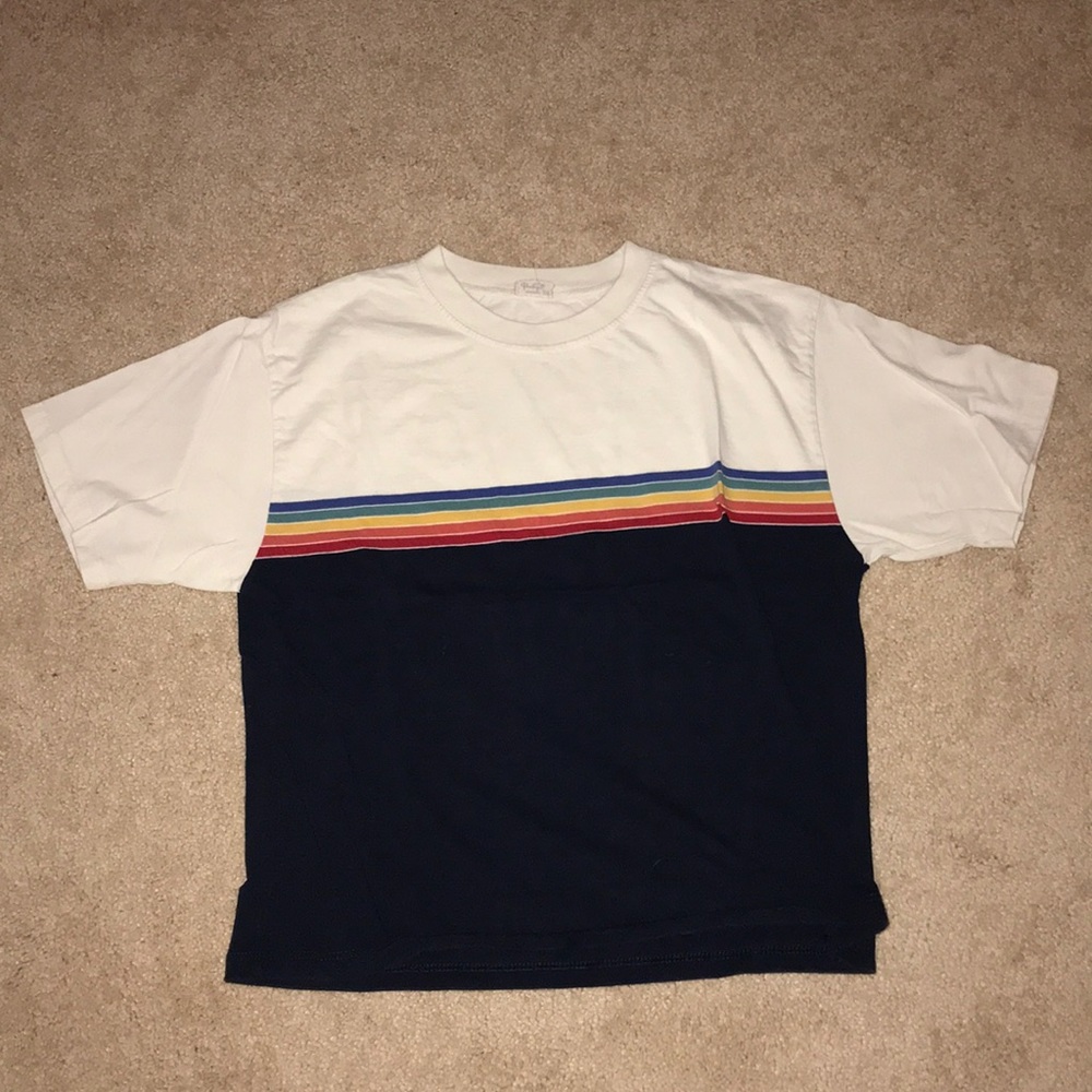 Brandy cropped tee